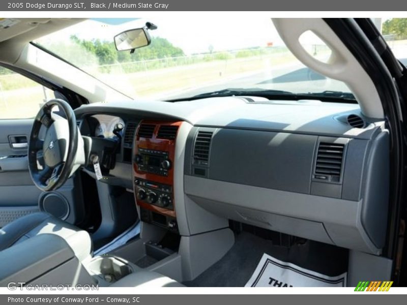 Black / Medium Slate Gray 2005 Dodge Durango SLT