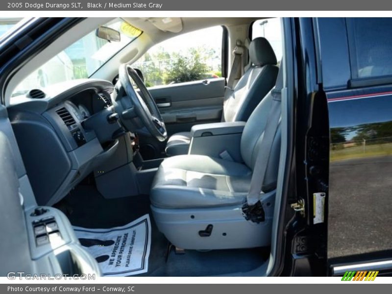 Black / Medium Slate Gray 2005 Dodge Durango SLT