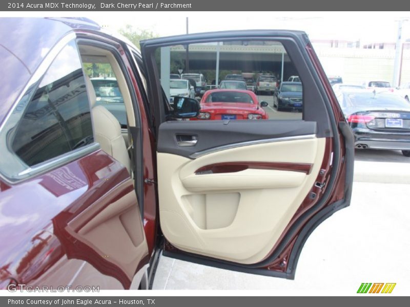 Dark Cherry Pearl / Parchment 2014 Acura MDX Technology