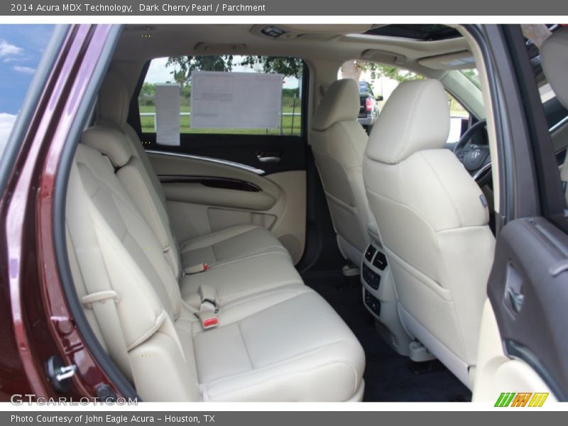 Dark Cherry Pearl / Parchment 2014 Acura MDX Technology