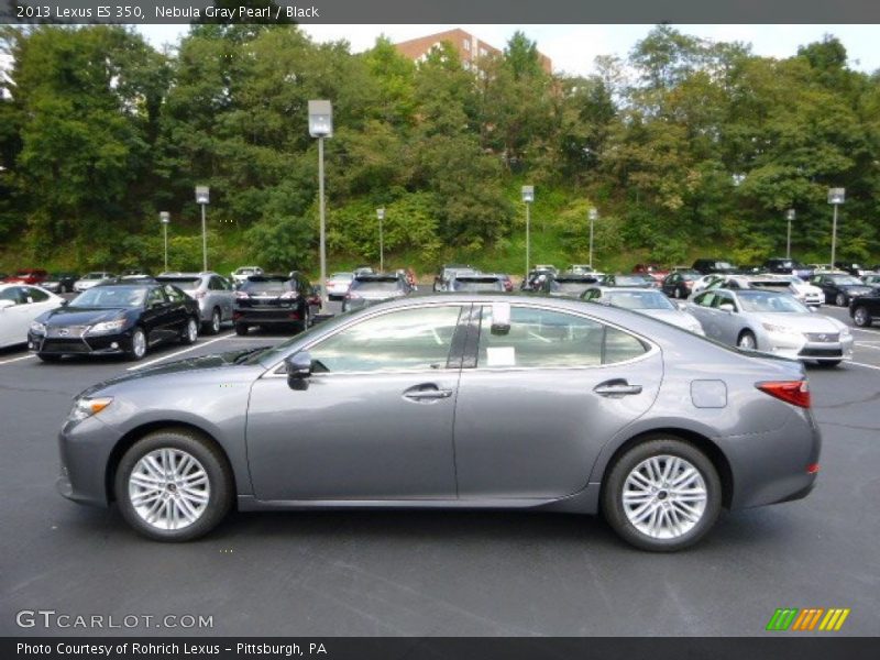 Nebula Gray Pearl / Black 2013 Lexus ES 350