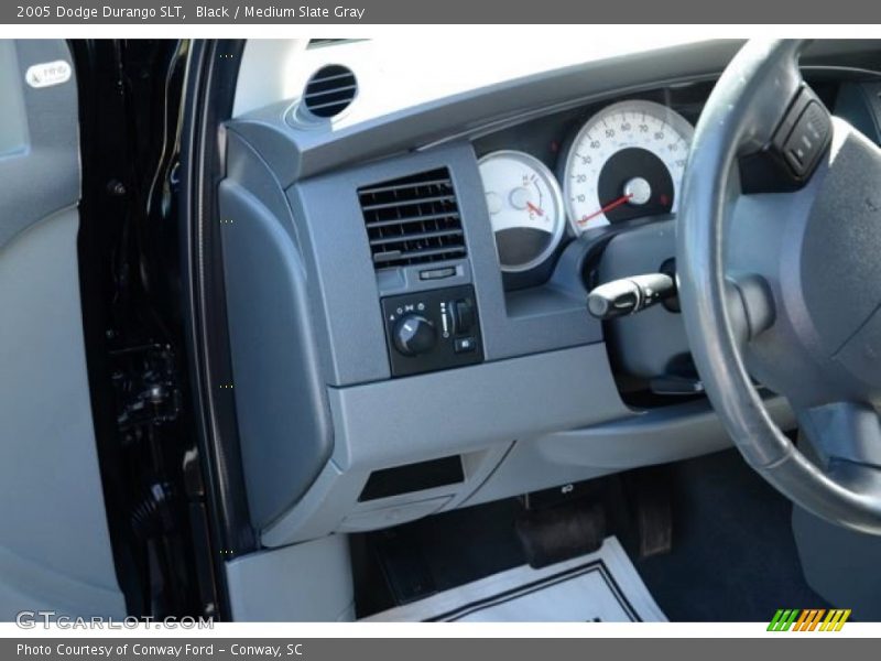 Black / Medium Slate Gray 2005 Dodge Durango SLT