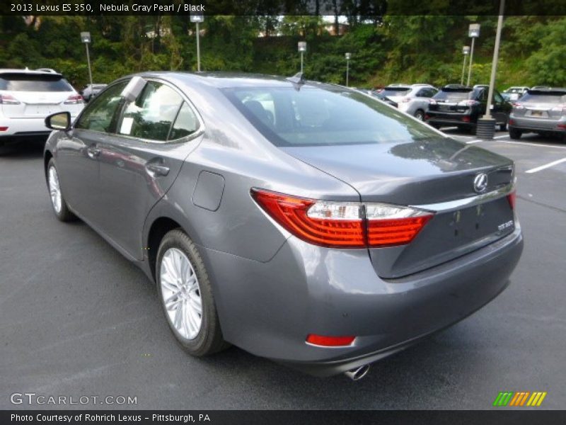 Nebula Gray Pearl / Black 2013 Lexus ES 350