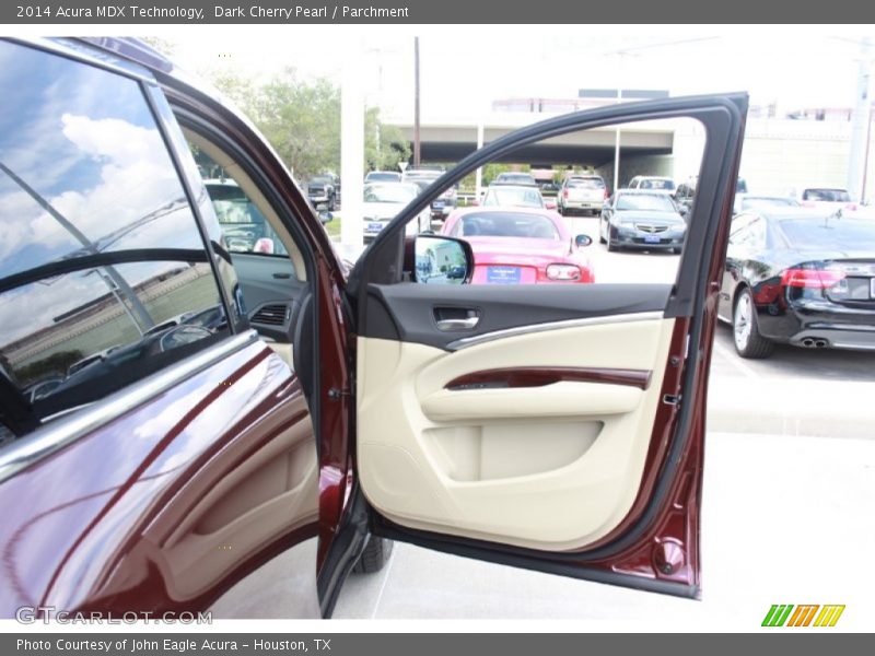Dark Cherry Pearl / Parchment 2014 Acura MDX Technology