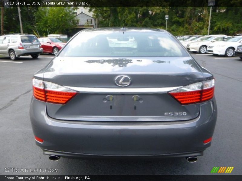 Nebula Gray Pearl / Black 2013 Lexus ES 350