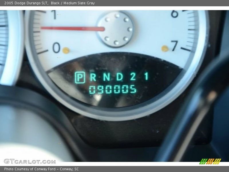 Black / Medium Slate Gray 2005 Dodge Durango SLT