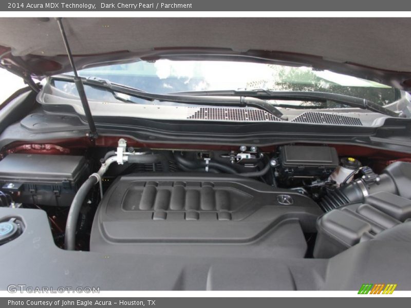 Dark Cherry Pearl / Parchment 2014 Acura MDX Technology