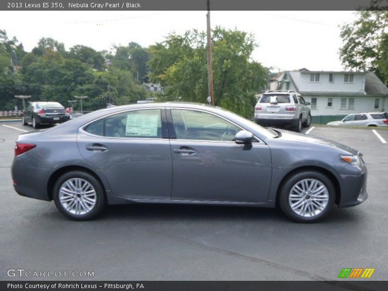 Nebula Gray Pearl / Black 2013 Lexus ES 350