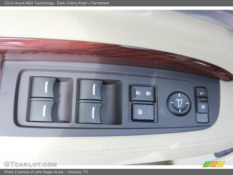 Dark Cherry Pearl / Parchment 2014 Acura MDX Technology