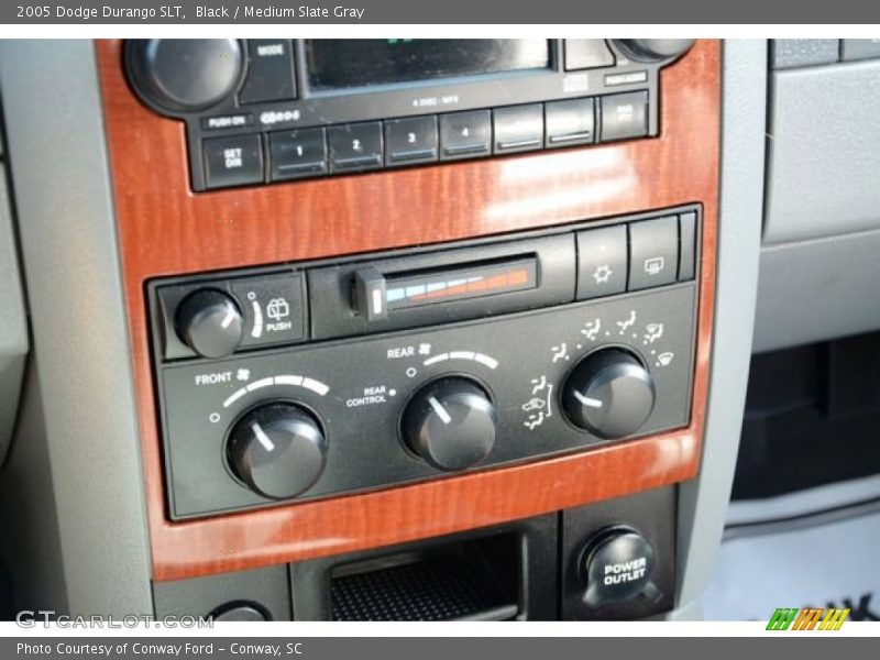 Black / Medium Slate Gray 2005 Dodge Durango SLT