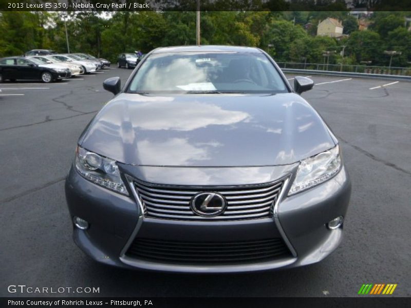 Nebula Gray Pearl / Black 2013 Lexus ES 350