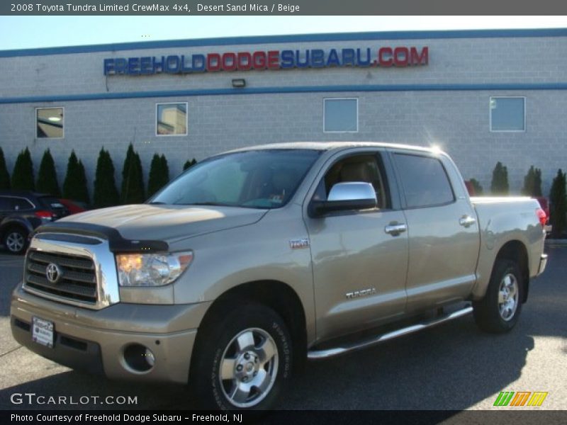 Desert Sand Mica / Beige 2008 Toyota Tundra Limited CrewMax 4x4