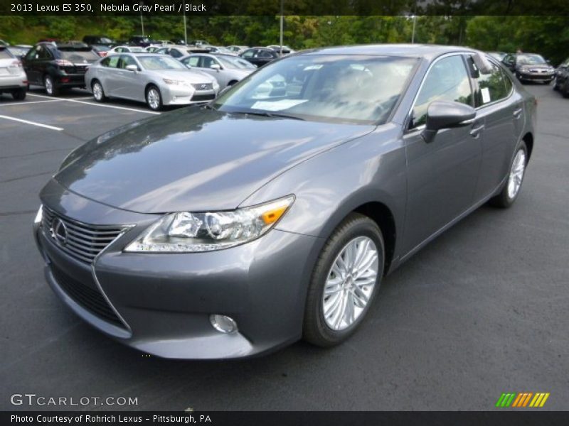 Nebula Gray Pearl / Black 2013 Lexus ES 350
