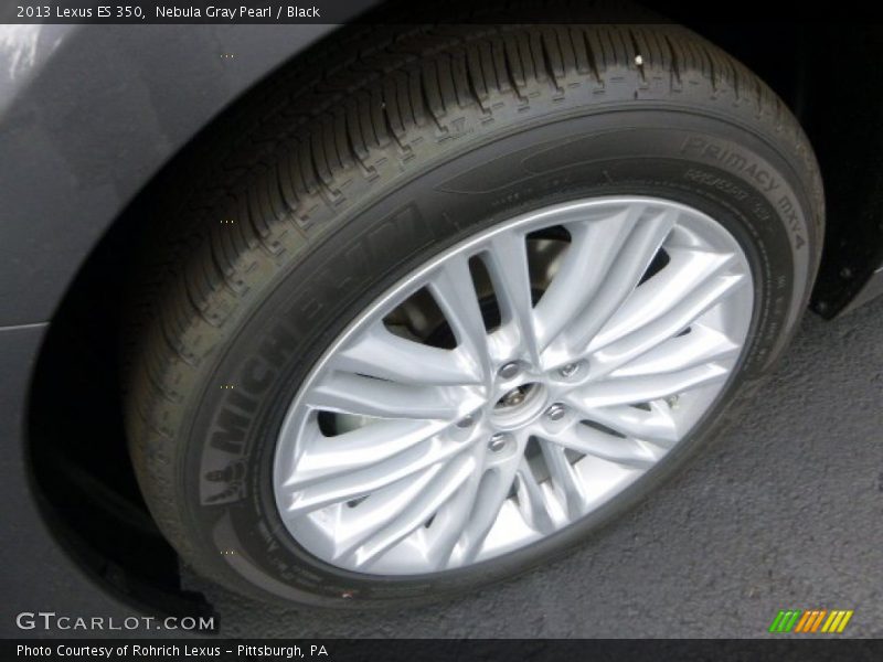 Nebula Gray Pearl / Black 2013 Lexus ES 350