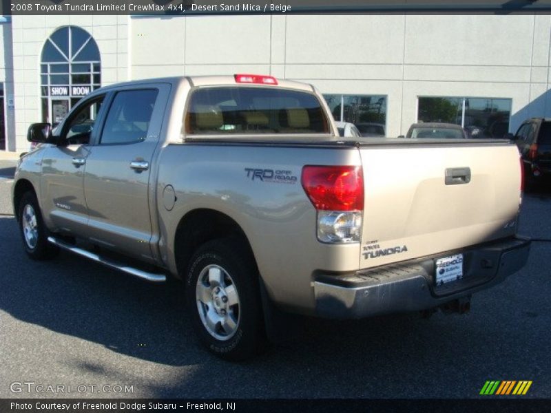 Desert Sand Mica / Beige 2008 Toyota Tundra Limited CrewMax 4x4