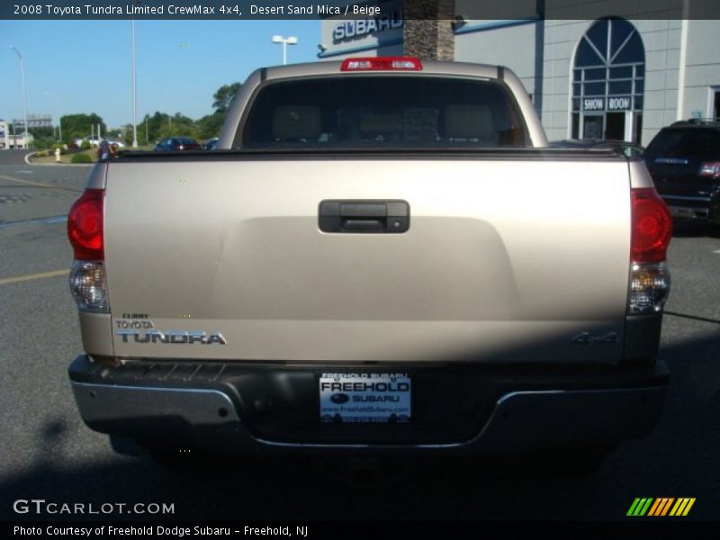 Desert Sand Mica / Beige 2008 Toyota Tundra Limited CrewMax 4x4