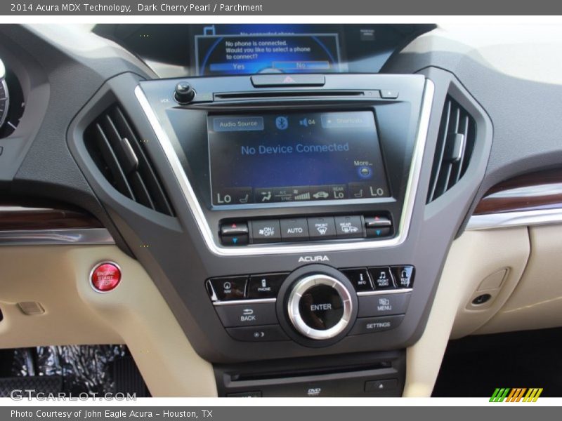 Dark Cherry Pearl / Parchment 2014 Acura MDX Technology