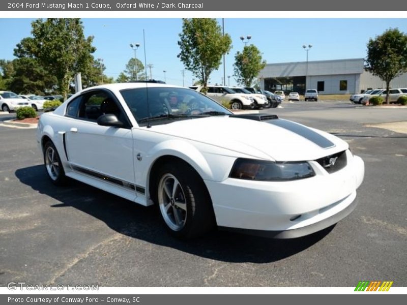 Oxford White / Dark Charcoal 2004 Ford Mustang Mach 1 Coupe