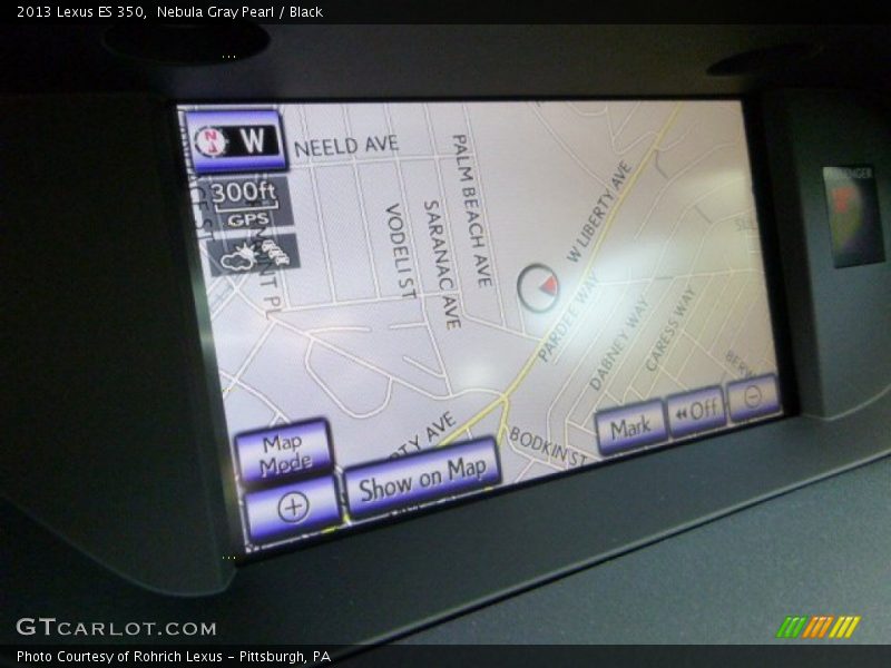 Nebula Gray Pearl / Black 2013 Lexus ES 350