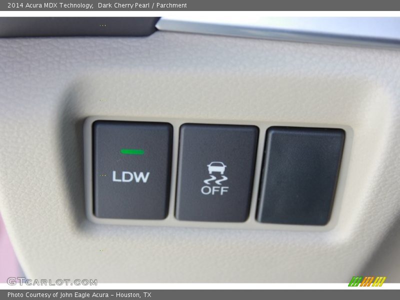 Dark Cherry Pearl / Parchment 2014 Acura MDX Technology