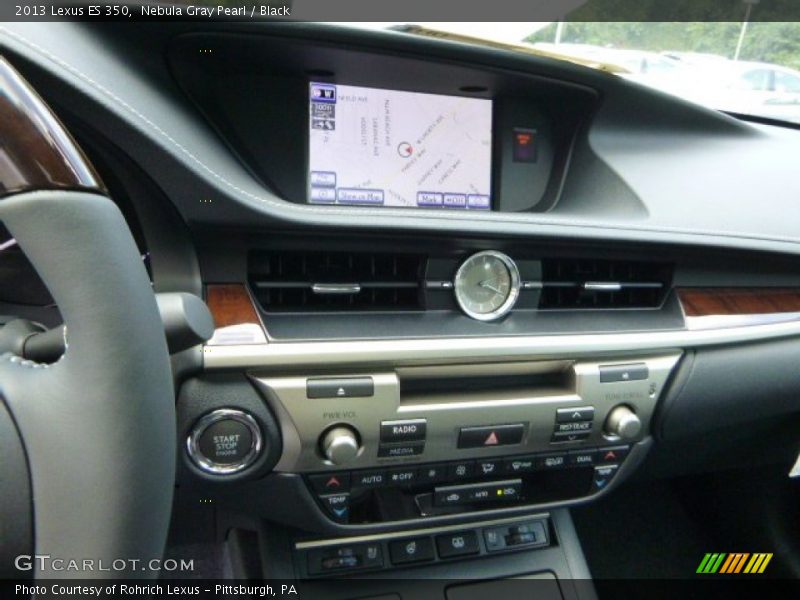 Nebula Gray Pearl / Black 2013 Lexus ES 350