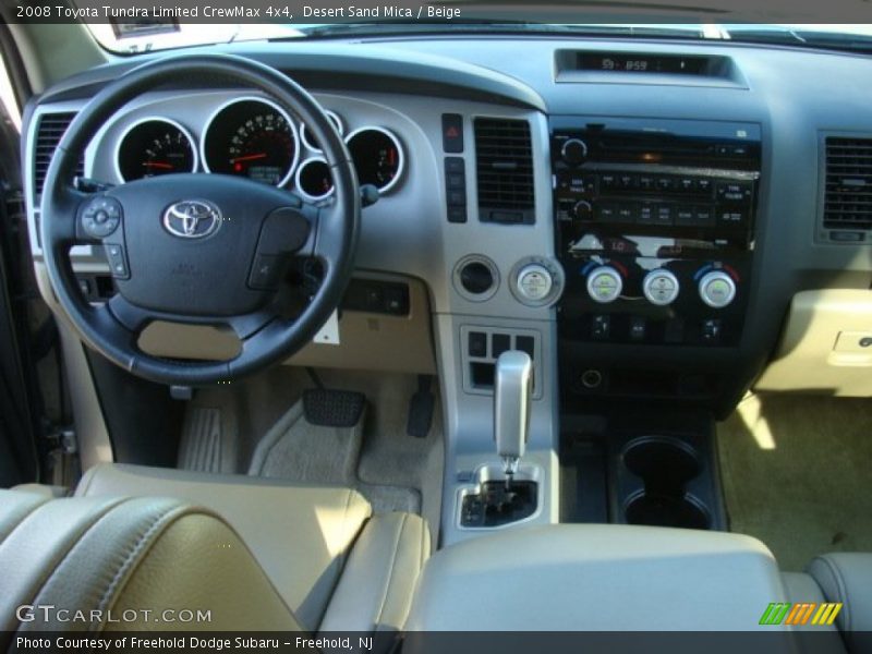 Desert Sand Mica / Beige 2008 Toyota Tundra Limited CrewMax 4x4