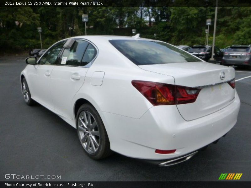 Starfire White Pearl / Black 2013 Lexus GS 350 AWD