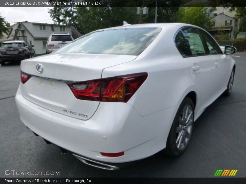 Starfire White Pearl / Black 2013 Lexus GS 350 AWD