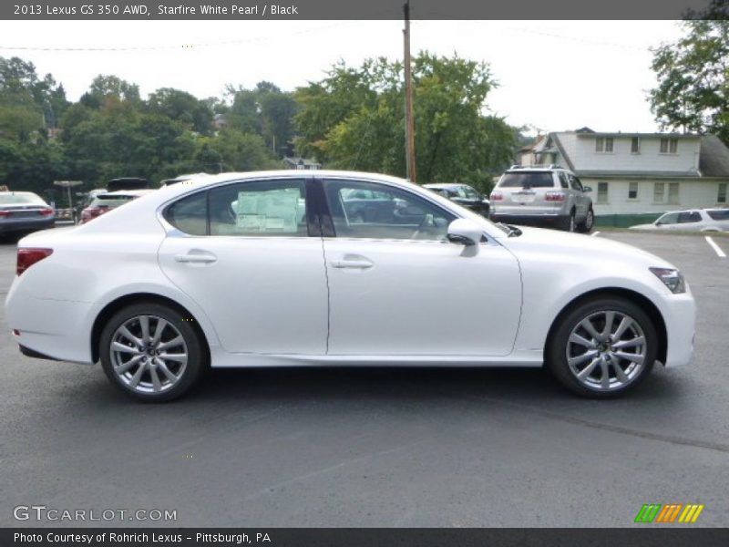 Starfire White Pearl / Black 2013 Lexus GS 350 AWD
