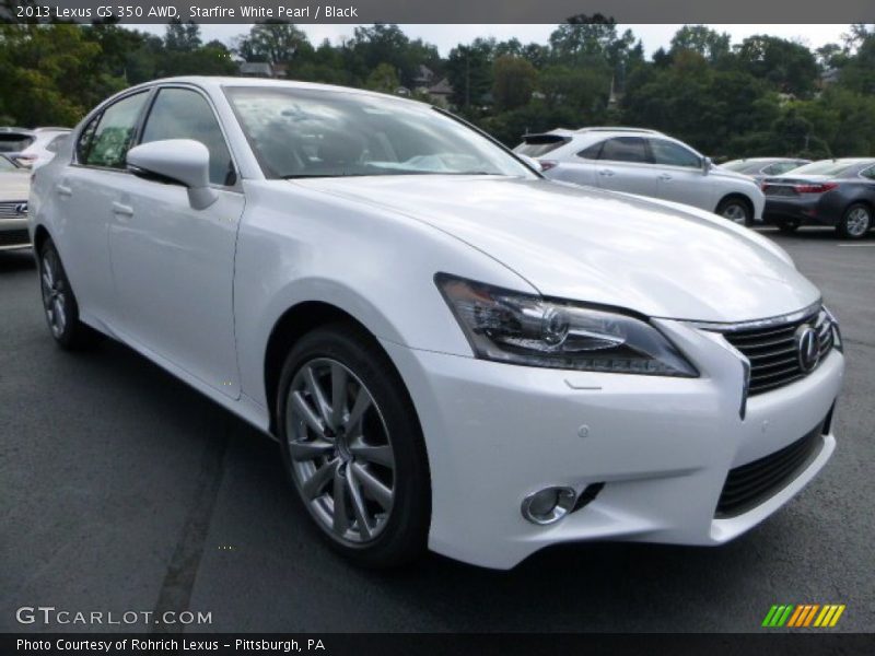 Starfire White Pearl / Black 2013 Lexus GS 350 AWD