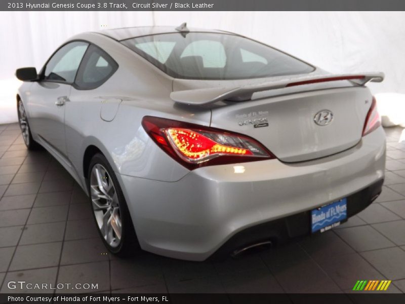 Circuit Silver / Black Leather 2013 Hyundai Genesis Coupe 3.8 Track