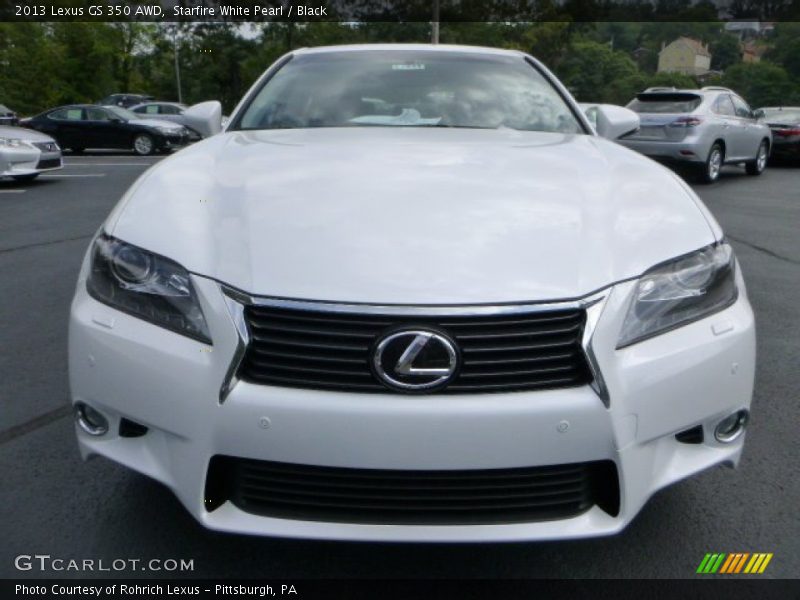 Starfire White Pearl / Black 2013 Lexus GS 350 AWD