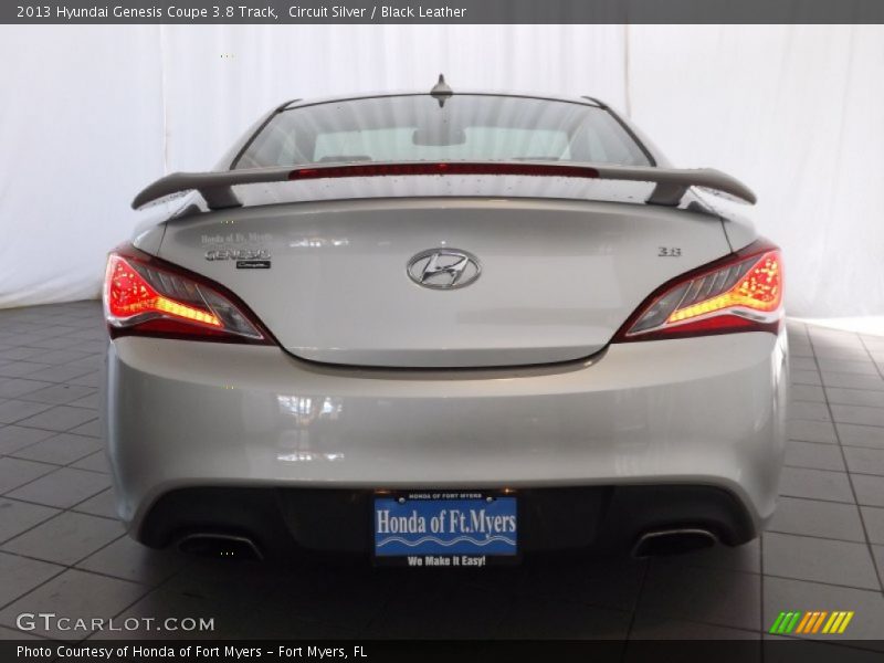 Circuit Silver / Black Leather 2013 Hyundai Genesis Coupe 3.8 Track