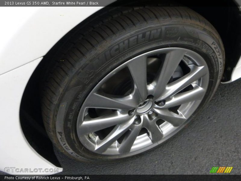 Starfire White Pearl / Black 2013 Lexus GS 350 AWD
