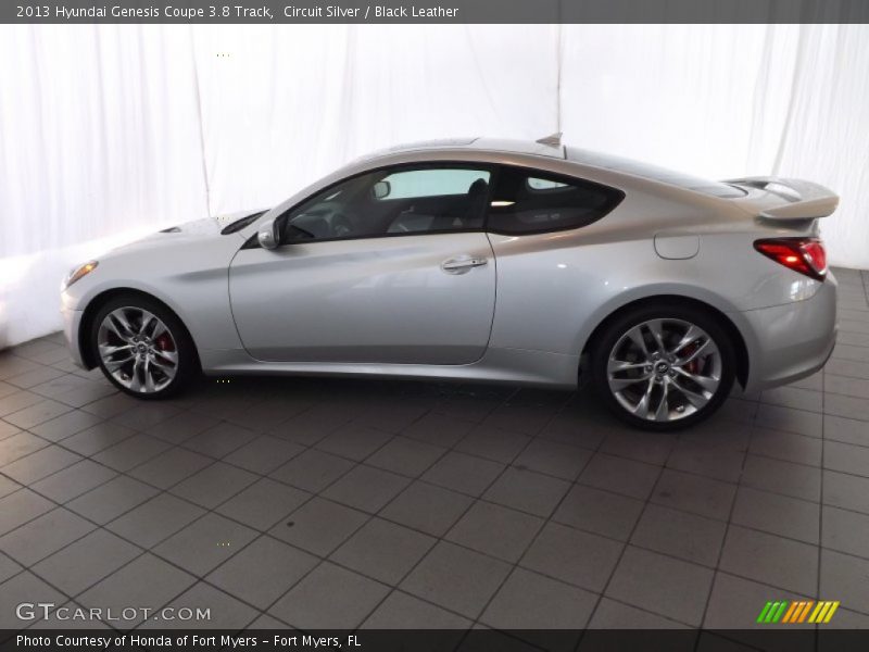 Circuit Silver / Black Leather 2013 Hyundai Genesis Coupe 3.8 Track