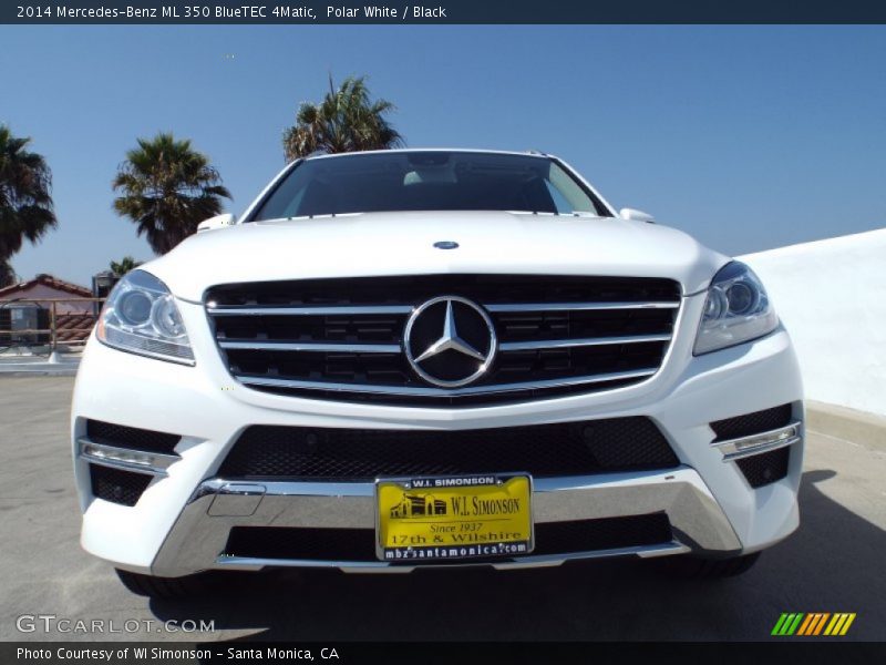 Polar White / Black 2014 Mercedes-Benz ML 350 BlueTEC 4Matic