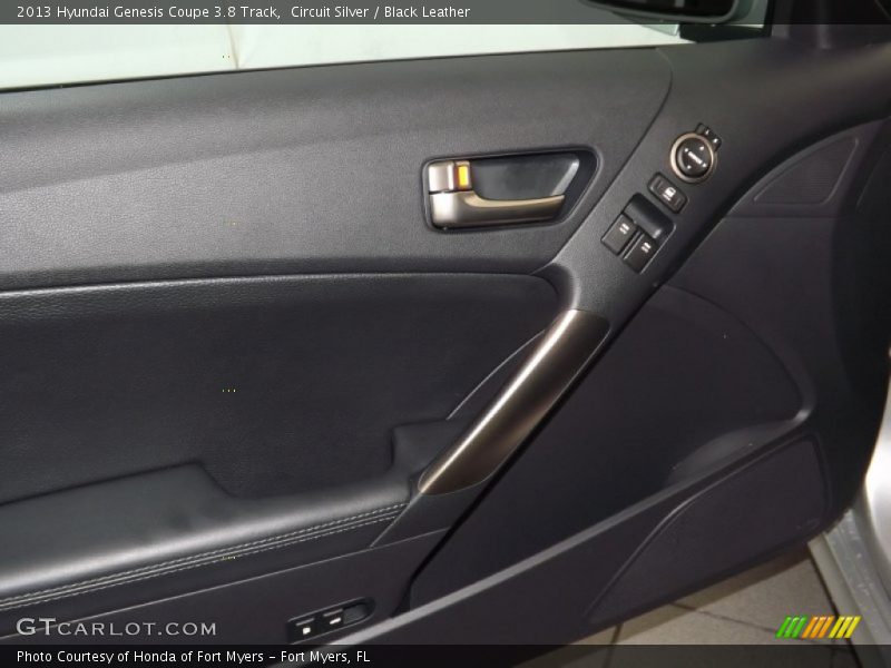 Circuit Silver / Black Leather 2013 Hyundai Genesis Coupe 3.8 Track