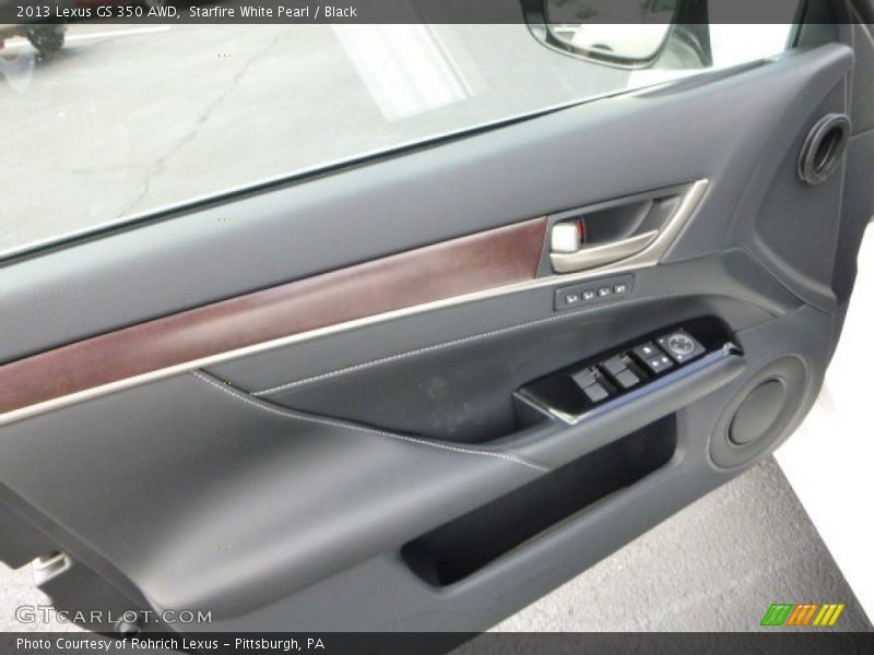 Starfire White Pearl / Black 2013 Lexus GS 350 AWD