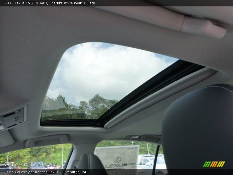 Starfire White Pearl / Black 2013 Lexus GS 350 AWD