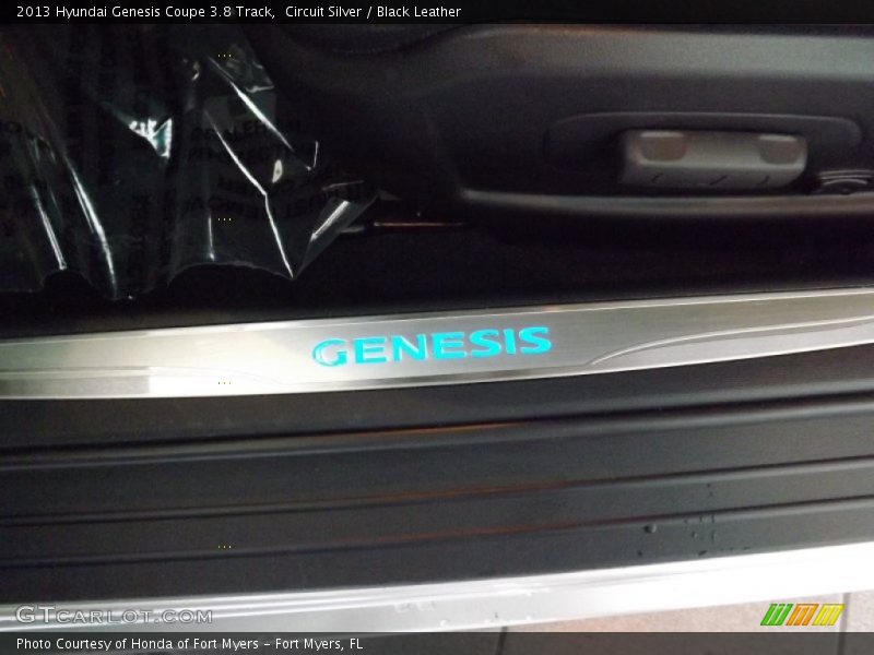 Circuit Silver / Black Leather 2013 Hyundai Genesis Coupe 3.8 Track