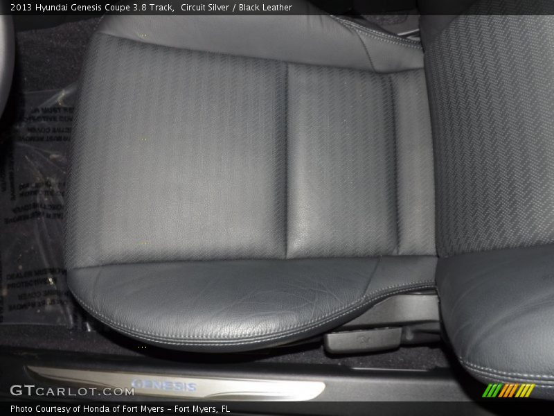 Circuit Silver / Black Leather 2013 Hyundai Genesis Coupe 3.8 Track