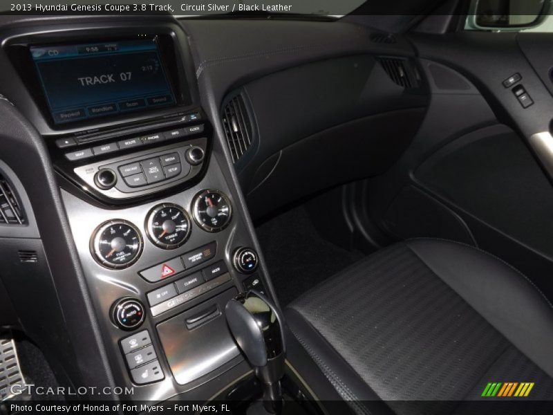 Circuit Silver / Black Leather 2013 Hyundai Genesis Coupe 3.8 Track