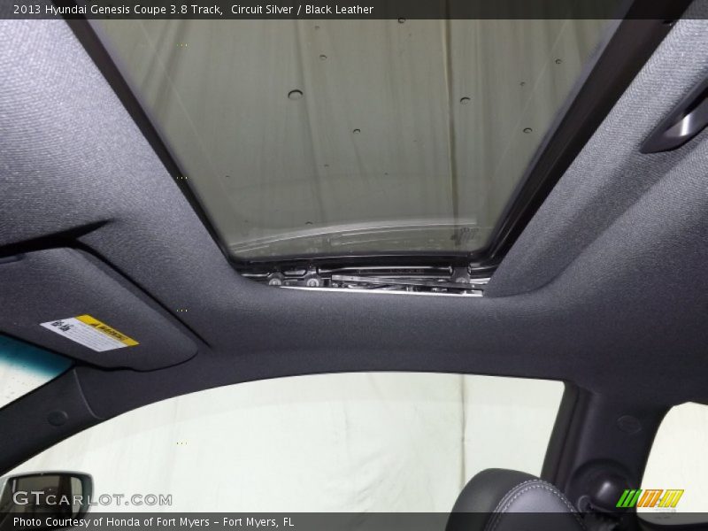 Circuit Silver / Black Leather 2013 Hyundai Genesis Coupe 3.8 Track
