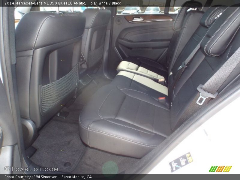 Rear Seat of 2014 ML 350 BlueTEC 4Matic