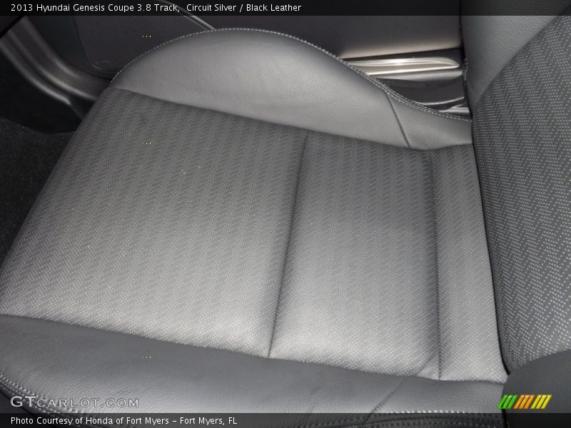 Circuit Silver / Black Leather 2013 Hyundai Genesis Coupe 3.8 Track