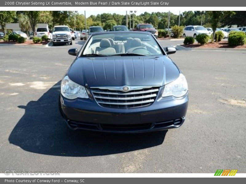 Modern Blue Pearl / Dark Slate Gray/Light Slate Gray 2008 Chrysler Sebring LX Convertible