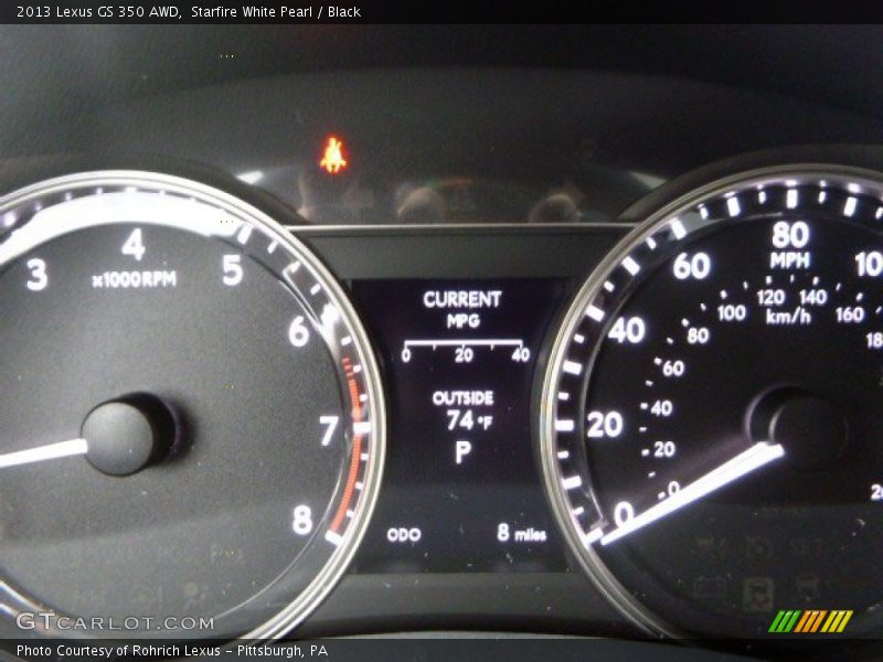 Starfire White Pearl / Black 2013 Lexus GS 350 AWD