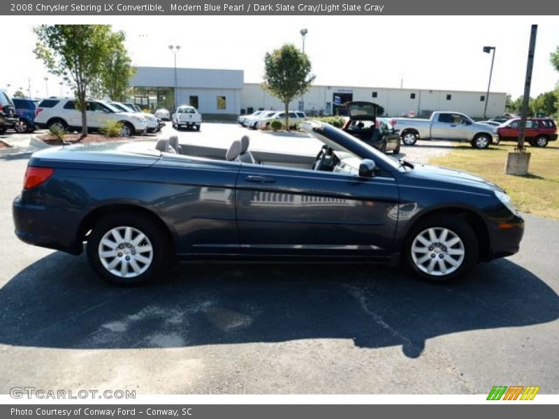 Modern Blue Pearl / Dark Slate Gray/Light Slate Gray 2008 Chrysler Sebring LX Convertible