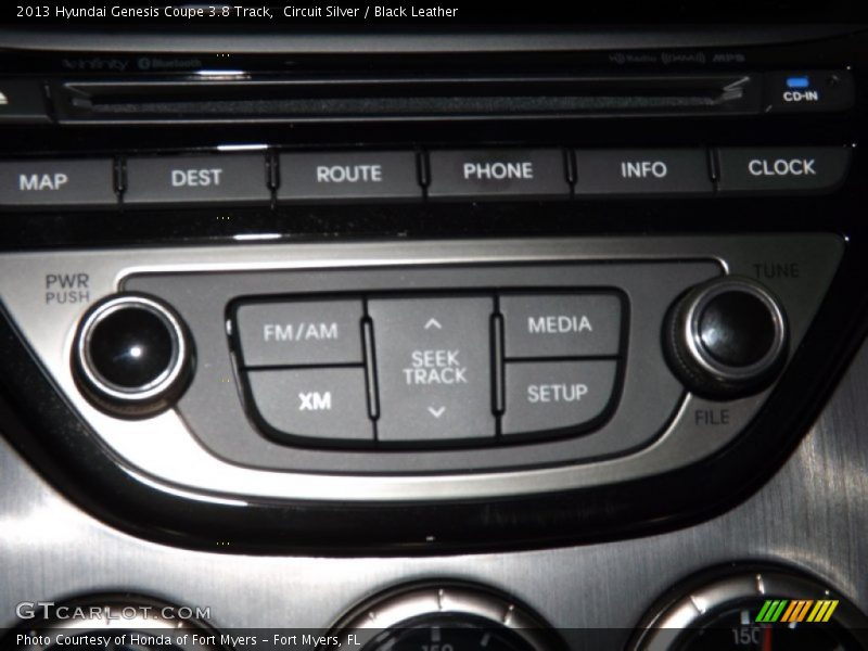 Circuit Silver / Black Leather 2013 Hyundai Genesis Coupe 3.8 Track