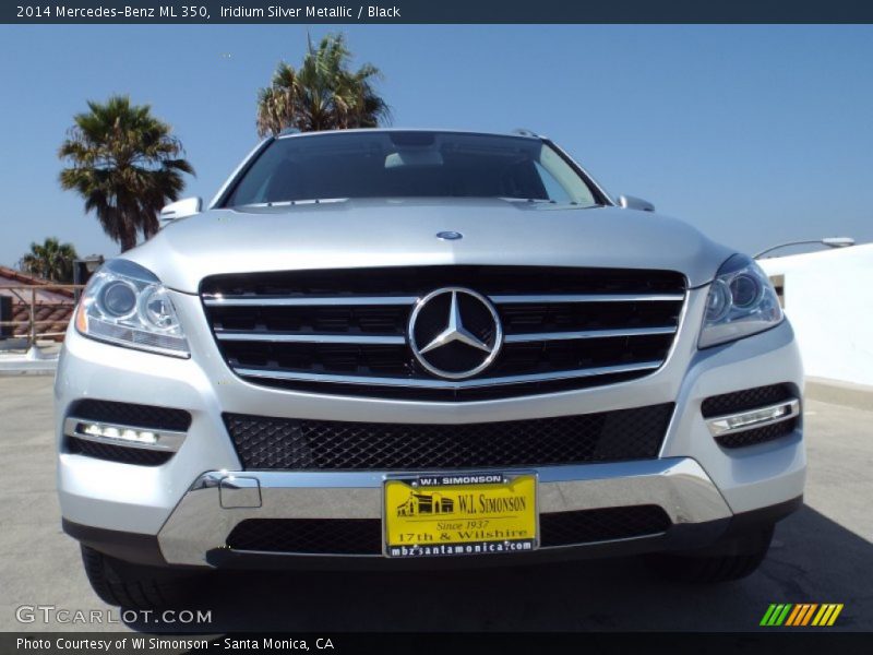 Iridium Silver Metallic / Black 2014 Mercedes-Benz ML 350